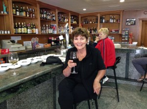 Janice having another cafe, I mean basso de Tinto.