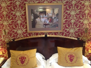 The Grand bed in the Grand hotel
