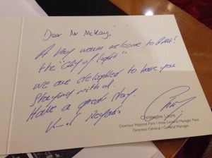 Welcome to the City of light!