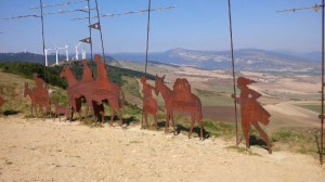 On the crest of the hill after a 12km climb