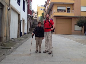 Beginning the next stage, leaving Sarria