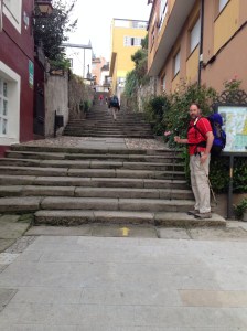 Yes, up these stairs